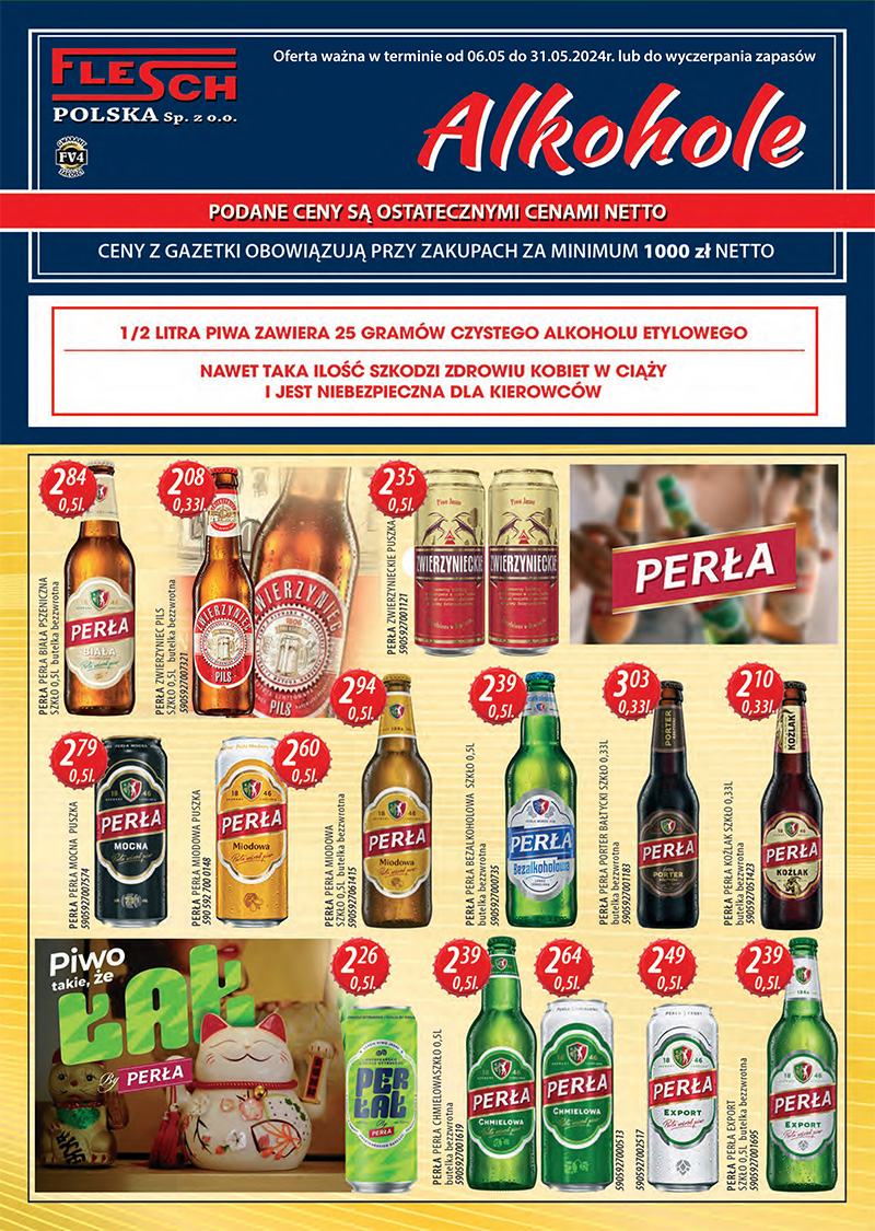 alkohole maj 2024