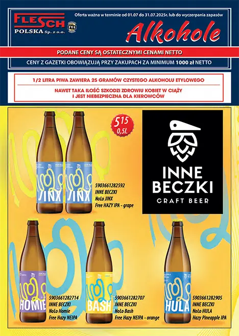alkohole gazetka promocyjna lipiec 2025